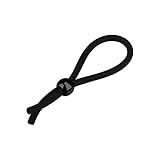 EIS Verstellbarer Penisring aus Silikon 1-6 cm | Cock-Ring dehnbar für Männer und Paare | Sex-Spielzeug für Penis und Hoden | Vergrößerung: bis 6 cm breit | Farbe: schwarz