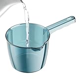 Wasserkelle - langer Griff Kuf - verdicktes PP -Material - Shampoo -Schaufel für Kinderbad - Effiziente Entleerung und bequeme Lagerung - Badorganisation Accessoire