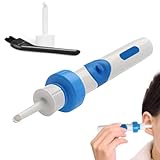 Ohrenschmalz Entferner, Elektrisch Ohrenreiniger, Sicheres Und Weiches Ear Cleaner, Sicheres Weiches Ohrenreiniger mit Sauger und Waschbaren Ersatzköpfen Für Kinder Und Erwachsene Ohre Reinigung