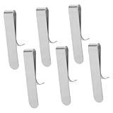 SOLUSTRE 6 Stück Kuchen Kreis Backwerkzeuge Kuchen Backvorgänge Rostfreier Stahl Silver