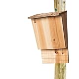 Fledermauskasten, Fliegenbekämpfung, wetterfester Lebensraum – für den Außenbereich, Hof, Holz, Fledermaushaus, für Nistbeobachtung, Hinterhof, Garten, Winter, Sommer, Weihnachten
