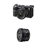 Sony Alpha 7C Spiegellose E-Mount Vollformat-Digitalkamera ILCE-7C (24,2 MP, 7,5cm (3 Zoll) Touch-Display, Echtzeit-AF) inkl. 28-60mm & 24mm f2.8 Objektiv - Schwarz