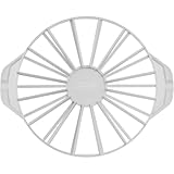 Original Kaiser Classic Torten-Einteiler Kunststoff 31,5 cm, Tortenteiler, Kuchenteiler von 14 oder 16 gleichgroßen Stücken, Torteneinteiler beidseitig verwendbar, Weiß