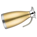 SAFIGLE Edelstahl Vakuum Thermoskanne Gelb Doppelwandig Warmhaltekanne Auslaufsicher Für Kaffee Tee Getränk Haushaltsgebrauch Bpa frei Stilvolle Isolierflasche