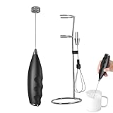 Kabelloser Elektrischer Rührer – Manueller Latte-Schäumer, Handmixer | Küchenaufschäumer, Tragbarer Kaffeemixer & Tee-Dampfgarer, Manueller Mixer Zum Backen, Camping, Proteinshakes, Eisgetränke, Latte