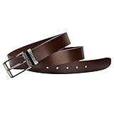 HORNBULL Brauner Ledergürtel für Herren, Braun, 40