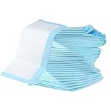 Wickelunterlagen Für Babys – 100 Stück Wasserdichte, Saugfähige | 13x18 Zoll Schutzmatte | Auslaufsichere Einwegeinlage, Weiche Oberflächenpflegeschicht, Hygieneunterlage Für Heimreisen Für