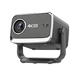 Suoumwa Android 13.0 WiFi6 Smart Full HD 1080p 4K LED Projector Auto Focus P20 Pro für Heimkino -LED Proyector Beamer EU Plug