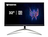 Predator X32QFS Gaming Monitor 31,5 Zoll (80 cm Bildschirm) 4K (UHD), IPS, 150Hz, 1ms/0.5ms(GTG,Min.), DP 1.4, 2xHDMI 2.1, Type-C 65W, USB HUB, höhenverstellbar, FreeSync Premium Pro