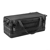 Camping-Werkzeug-Organizer mit Tragegriffen, ideal zur Aufbewahrung von Zeltzubehör (M, Schwarz)
