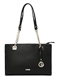 L.CREDI Women's Karin Handbag, schwarz