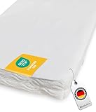 MEDICLINE Matratzenschoner 140x200cm aus 100% Baumwolle - NEU Extra atmungsaktive waschbare Öko-Tex Matratzenauflage - Matratzenschutz aus Deutschland