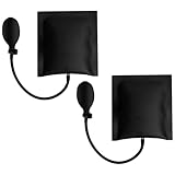 2 Stück Montagekissen Luftkissen, Hebekissen, Luftkissenheber Belastung bis 200kg Möbelheber Kissen für Türfenstermontage Autoreparatur Montagehilfe(Schwarz)