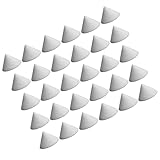 ADOCARN 1 Satz Keramische Nägel Kegelhalter Stand Technik Klebrige Hände Töpferwerkzeug Zapfen Ton Wursttüten Streifenbildung Zubehör Gestalter Nail-Art-kit Nieten Weiß Aluminiumoxid 30st