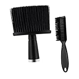 WOFASHPURET 2Stücke Nackenpinsel für Friseure Ergonomische Bart und Haarduster Bürsten für Salonreinigung Langlebiges Leicht zu Reinigendes Friseurwerkzeugset mit Modernem Design