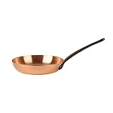 Cuisine Romefort | reine Kupferpfanne dickwandig | Pfanne aus massivem Kupfer ohne Beschichtung (M | 24 cm)