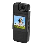 Cuifati 4k Körperkamera 128 GB Abgenutzte Camcorder Wearable Body Cam mit 180 ° Rotatable Objektivbewegungserkennung LCD -Bildschirm für die Sicherheit von Reisezyklus