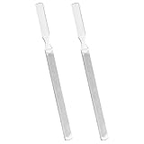 2 Stück Nagelfeile,Edelstahl Nagelpfeile,4 Sides Heavy Duty Fußnagelfeile,18cm Professionelle Toenail Files für Dicke Nägel,Effiziente Nagelpflege Tools Zehennagelfeilen für Männer und Frau