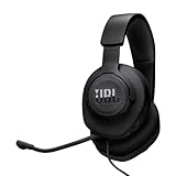 JBL Quantum 100M2 Kabelgebundenes Over-Ear Gaming Headset mit JBL QuantumSOUND Signature, 3,5-mm-Klinke, Multi-Plattform-Kompatibilität und abnehmbarem Mikrofon mit Stummschaltungsoption, Schwarz