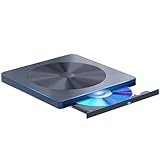 aelrsoch Externes Blu-ray Laufwerk DVD/BD Player Lesen/Schreiben Tragbares USB 3.0 und Typ-C DVD Recorder 4k Ultra High Definition für Win7/8/10/11/PC/Notebook PCs