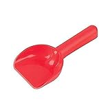 Hape Babyschaufel, Rot - Kinder Sand- und Wasserschaufel für Strand, Sandkasten und Garten, robustes Outdoor Spielzeug, geeignet für Kinder ab 12 Monaten