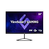 ViewSonic VX2479-HD-PRO 60,5 cm (24 Zoll) Gaming Monitor (Full-HD, IPS, 180 Hz, 1 ms, FreeSync Premium, HDMI, Displayport) Schwarz