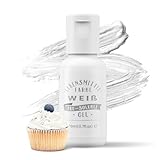 Oil Blend Sage Weiß Lebensmittelfarbe auf Ölbasis für Schokolade, Fondant, Kekse，Cupcakes, Kuchen, Backen, Macaron - Food Coloring für Tortendeko 20ml