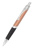 Online Druck-Kugelschreiber Sporty Rosegold, Aluminium-Kulli, auswechselbarer Mine, dokumentenecht, Schreibfarbe schwarz, Metallclip, 1 Stück