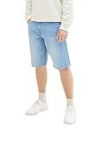 TOM TAILOR Herren 1036290 Bermuda Jeans Shorts, 10118 - Used Light Stone Blue Denim, 36