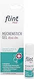flint Med Mückenstich Gel Roll On – Reduziert Juckreiz & Hautirritationen, antiseptisch, mit Kühleffekt und pflanzlichen Inhaltsstoffen, für Erwachsene und Kinder