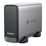 ORICO MetaBox Mini NAS-Speicher, Persönliches Medienzentrum - 3,5-Zoll-HDD-Netzwerkgehäuse mit APP-Anbindung, Samba- und DLNA-Protokollen, Private Cloud (Diskless) - CD3520