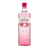 Gordon's Pink Gin | Premium destilliert | Erfrischend köstlich | mit Erdbeer- und Himbeergeschmack | handgefertigt in England | 37,5% vol | 700 ml Einzelflasche |