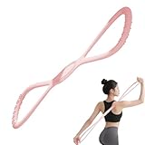 Elastische Sportbänder | elastische Bänder in Form von 8, Yoga-Seil aus Silikon für Muskeltraining, Erholung von Rücken, Schultern, Dehnung, Sport zu Hause