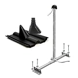 PremiumX Basic Dachsparrenhalter-Montageset 100cm Mast Sparrenhalter für Satellitenschüssel Satelliten-Antenne SAT