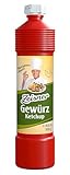 Zeisner Gewürz-Ketchup scharf | aus Grasberg bei Bremen | vegan | natürlich ohne Konservierungsstoffe, große 800 ml Flasche