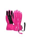 Reusch Ben warme, Winddichte und atmungsaktive Fingerhandschuhe Winterhandschuhe Kinder Babys Kleinkinder Mädchen Jungen für Alltag Schlittenfahren Schnee, rosa, IV (ca. 4-5 Jahre)