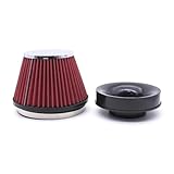 Luftfilter Auto High Flow Luftfilter Universal Cold Cone Lufteinlassfilter 3,5 6 Zoll für Sport Racing