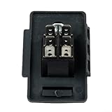 Fußpedal, Reset-Kontrolle, Kunststoff, 6 Fahrräder, kompatibel mit 6 V, 12 V, Kinderautos, Elektro-Pin-Rollern, Quads, langlebiger Schalter, Pedal, automatisches Beschleunigungsgerät, Metall