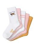Schiesser Mädchen Kinder 5 Pack Kids Strümpfe - Größe 19 Bis 34 Socken, Sortiert 1_177716, 19-22 EU