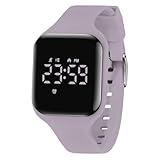 aswan watch Digitaluhr Kinder Mädchen Jungen mit Schrittzähler,Wecker,Stoppuhr, Licht,Datum-Sport Armbanduhr ohne App und Handy mit Silikonarmband