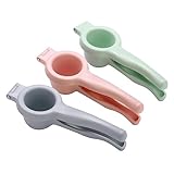 TIDTALEO Hand Zitronenpresse Manuelle Obst und Zitrussaftpresse für Küche und Gastronomie Blau Ergonomisches Design Einfache Handhabung Leicht zu Reinigen Langlebig und Korrosionsbeständig