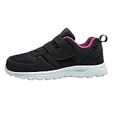 Diabetiker-Schuhe für Damen, extra breite Passform, Wanderschuhe mit verstellbarem Riemen, Schlupfschuhe, Outdoor-Wanderschuhe, atmungsaktive Netz-Turnschuhe, rutschfeste orthopädische Sneaker für