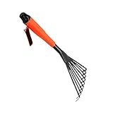 XCVFBVG Rechen 200pcs Home Durable Hand Tools Cultivation Plants Agriculture Professional Collection Loose Debris Garden Rake Fan