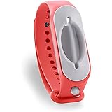 Cleanbrace Hygiene- und Desinfektionsarmband (Rot) | Handdesinfektion für unterwegs | inklusive Refiller