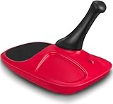 Fannou Bob Schneebob Rodelschlitten Kinderschlitten Zipfelbob Robuster Kunststoffrodel Stabil für Kinder&Erwachsene Schneesport Winter Sports ZIPFEL Schlitten mit einfacher Steuerung bis 100kg-Rot