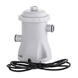 budiniao Verbesserte Wasserklarheit mit der Filterpumpe für Schwimmbäder. Der ABS Silent Filtrations Schwimmbadfilter kann die Zirkulation verbessern.
