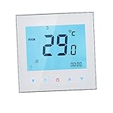 Matybobe Digital Thermostat, Raumthermostat Fußbodenheizung Wandheizung, LCD-Display Touchscreen Raumtemperaturregler Wasser Heizung Thermostat für Thermostat heizung Wasserheizung,heizungsthermostat