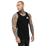 Lonsdale Herren CLOUSTA Singlet, Black/White, L