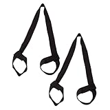 INOOMP 2 Stück Multifunktionaler Yogamatten tragegurt aus Strapazierfähigem Nylon Verstellbar als Schultergurt und Vielseitiger Tragegurt für Yoga Snowboard Rollschuh boots Schwarz