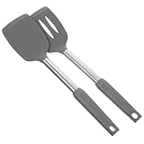 VALICLUD 1Satz Hitzebeständiger Silikonspatel mit Langem Griff Antihaftbeschichtet für Pfannen und Küchenutensilien für Zuhause Restaurants und Backen Teiliges
